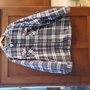 3XL Men's Legendary Whitetails flannel plaid microfleece lined Shirtjacket
